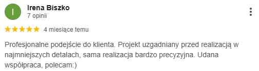 Referencje od Ireny Winkler - architektka o współpracy z Wojtkiem Dziosą