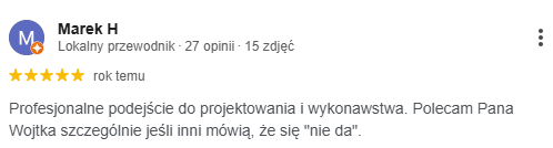 Opinia Marka Karpińskiego - właściciel studia wnętrz o dokumentacji technicznej
