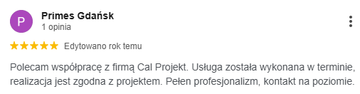 Referencje od zespołu Primes - studio projektowe o usługach dokumentacji